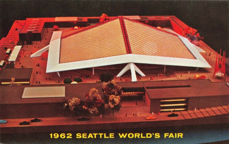 Postcard Coliseum 21 1962 Seattle World's Fair