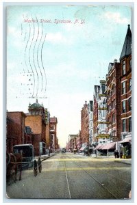 1909 Gas Heaters Lighting Herald Warren Street Syracuse New York NY Postcard