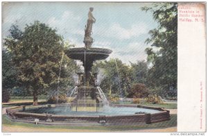 HALIFAX, Nova Scotia, Canada, PU-1906; Jubilee Fountain In Public Garden