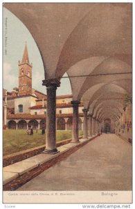Cortile Interno Della Chiesa di S. Domenico, BOLOGNA, Emilia-Romagna, Italy, ...