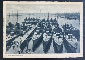 Mint Germany Real Picture Postcard Torpedo Boat Ships Flotilla