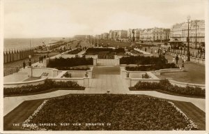 UK - England, Brighton. Italian Gardens.    RPPC