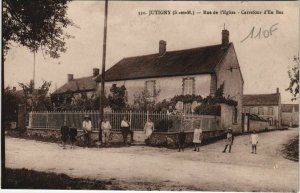 CPA JUTIGNY Rue de l'Eglise Carrefour d'En bas repr.1930's (19626)
