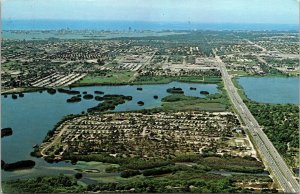 Holiday Campground Seminole FL Florida Aerial View Postcard VTG UNP Dexter  