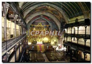 Old Postcard St Jean de Luz Interior of & # 39Eglise