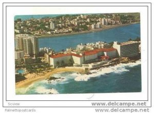 RP,Aerial,Condado Beach Hotel,San Juan,Puerto Rico,1966