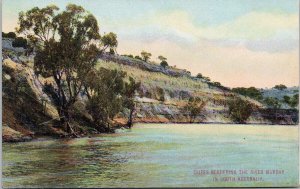 Cliffs Bordering the River Murray South Australia Govt Photolitho Postcard H15