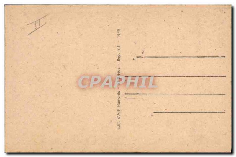 Old Postcard Brittany Ioan Vraz The sorcerer