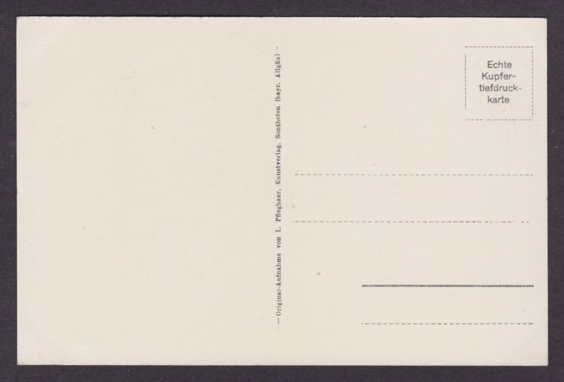 Vintage postcard Zweistoeck Alps Allgaeu Mountain View Bavaria Germany