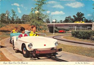 Six Flags Amusement Park Super Sports on Route 66 Vintage Postcard AA16715