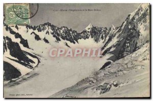 Old Postcard Argentieres Glacier and Mount Dolent