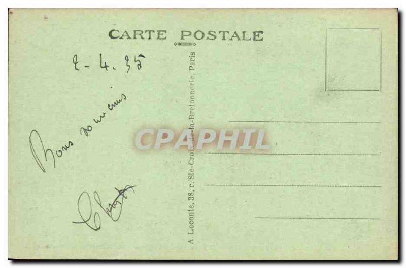 Old Postcard The Paris Opera The Stairs