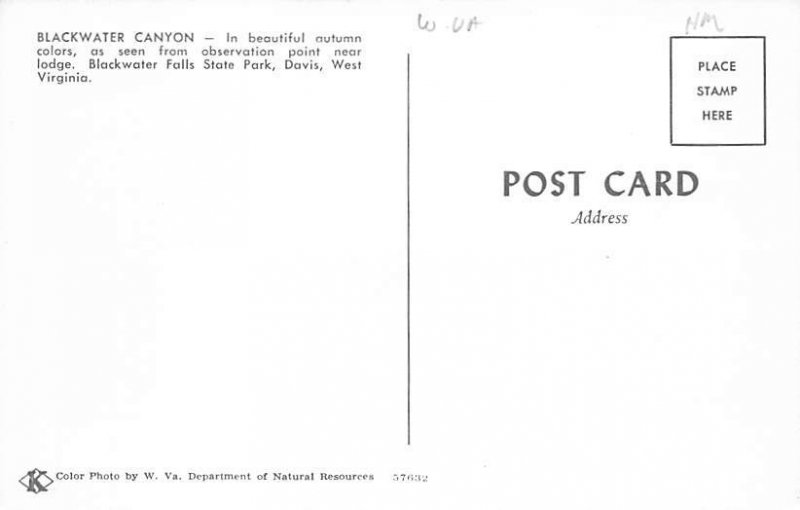 Blackwater Canyon - Davis, West Virginia WV  