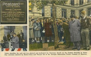 GA, Atlanta, Georgia, Arbor Day, Cork Oak Tree Dedication, Tichnor No. 75394