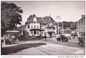 France Blonville Sur Mer La Place l'Hotel de Ville et la Poste Real Photo