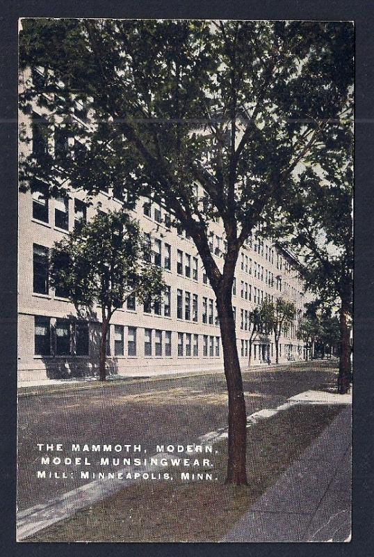 Munsingwear Mill Minneapolis MN Unused c1930s