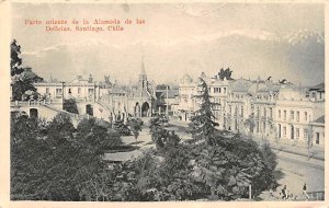 Parte Oriente de la Alameda de las Delicias Santiago Republic of Chile 1932 M...