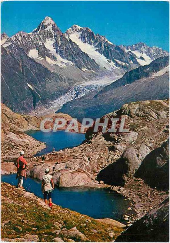 Modern Postcard At the Mont Blanc MRM Images Book that Changes the Face White...