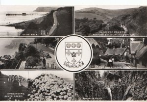 Isle of Wight Postcard - Views of Shanklin - Real Photograph - Ref 3199A