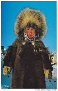 Eskimo Youngster, Yellowknife, N.W.T., Canada, 1940-1960s