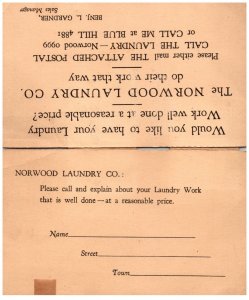 Massachusetts  Norwood Laundry Compny