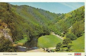 Derbyshire Postcard - Entrance to Dovedale - Ref TZ6517