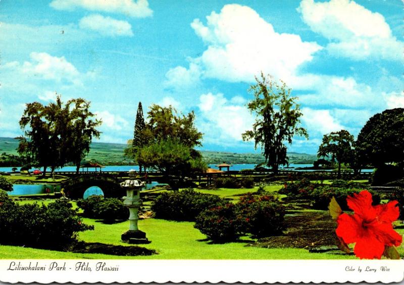 Hawaii Hilo Liliuokalani Gardens 1978