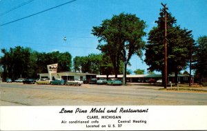 Michigan Clare The Lone Pine Motel and Restaurant