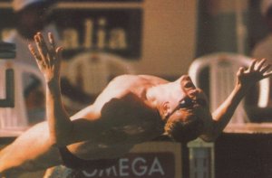 Adam Ruckwood 1994 Swimming Olympic Gold Champion Postcard