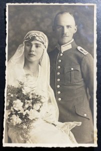 Mint Germany Real Picture Postcard German Soldier Wedding