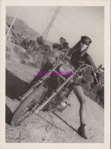 Fashion Postcard-Motor Bike,Los Angeles Model Patricia Durham,I.T.Models RR20818