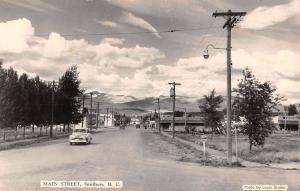 Smithers British Columbia Canada Main Street Real Photo Postcard K79673