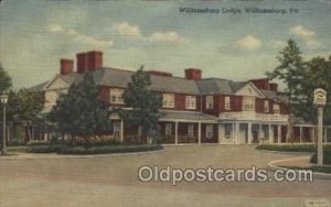 Williamsburg Lodge, Williamsburg, Virginia, VA, USA Motel Hotel Unused light ...