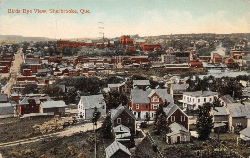 Aerial View of Sherbrooke, Quebec