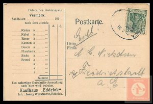 German Reichspost Postcard