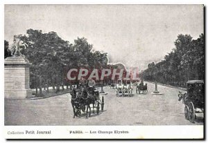 Postcard Collection Old Diary Paris Champs Elysees