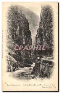 Old Postcard Grande Chartreuse Entree Desert Saint Laurent Road Bridge