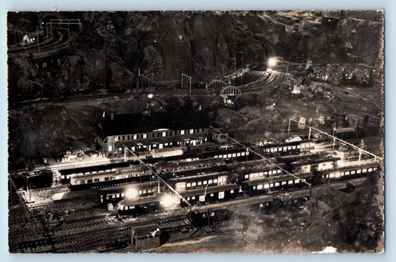 Switzerland Postcard Heimwehfluh Interlaken Model Railway c1910 RPPC Photo