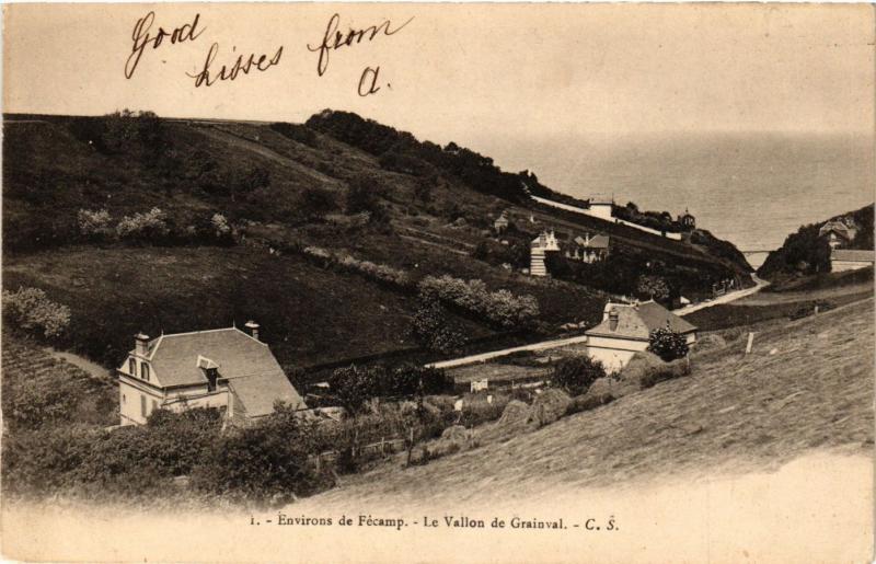 CPA Env. de FÉCAMP Le Vallon de Grainval (347642)