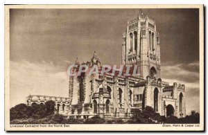 Postcard Old Liverpool Cathedral from the North East