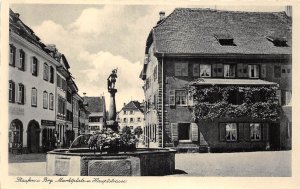 US26 postcard Germany Staufen Marktplatz Hauptstrasse Breisgau-Hochschwarzwald