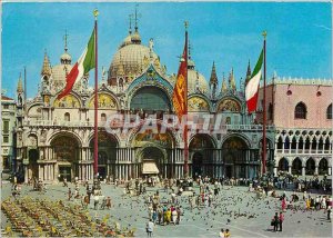 Postcard Modern Venice St Mark Square