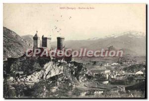 Postcard Old Rock Foix Ariege Foix