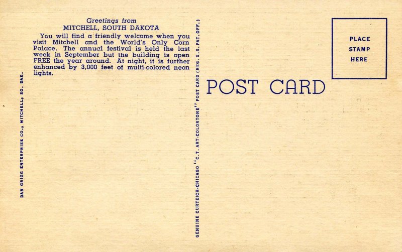 SD - Mitchell. Corn Palace, 1939