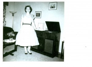 Photograph, Girl Dressed for Square Dancing, 1952 Cape Breton, Nova Scotia