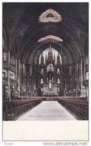 Notre Dame Church, Montreal, Quebec, Canada, 1900-1910s