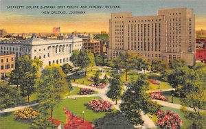 Post Office and Federal Building Clay Monument - New Orleans, Louisiana LA