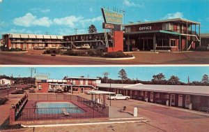 Columbus Mississippi Columbus Motel Swimming Pool Vintage Postcard AA57272