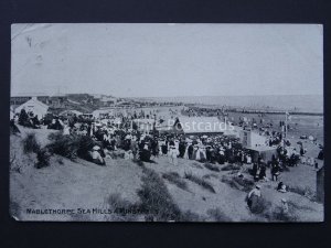 Lincolnshire MABLETHORPE Sea Hill & MINSTREL SHOW c1905 Postcard by Photochrom