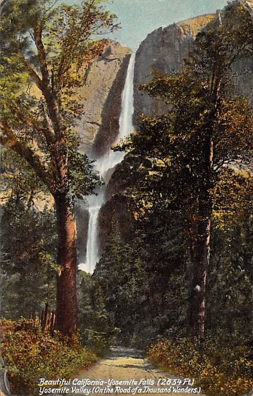 Beautiful CA - Yosemite Falls Yosemite Valley CA